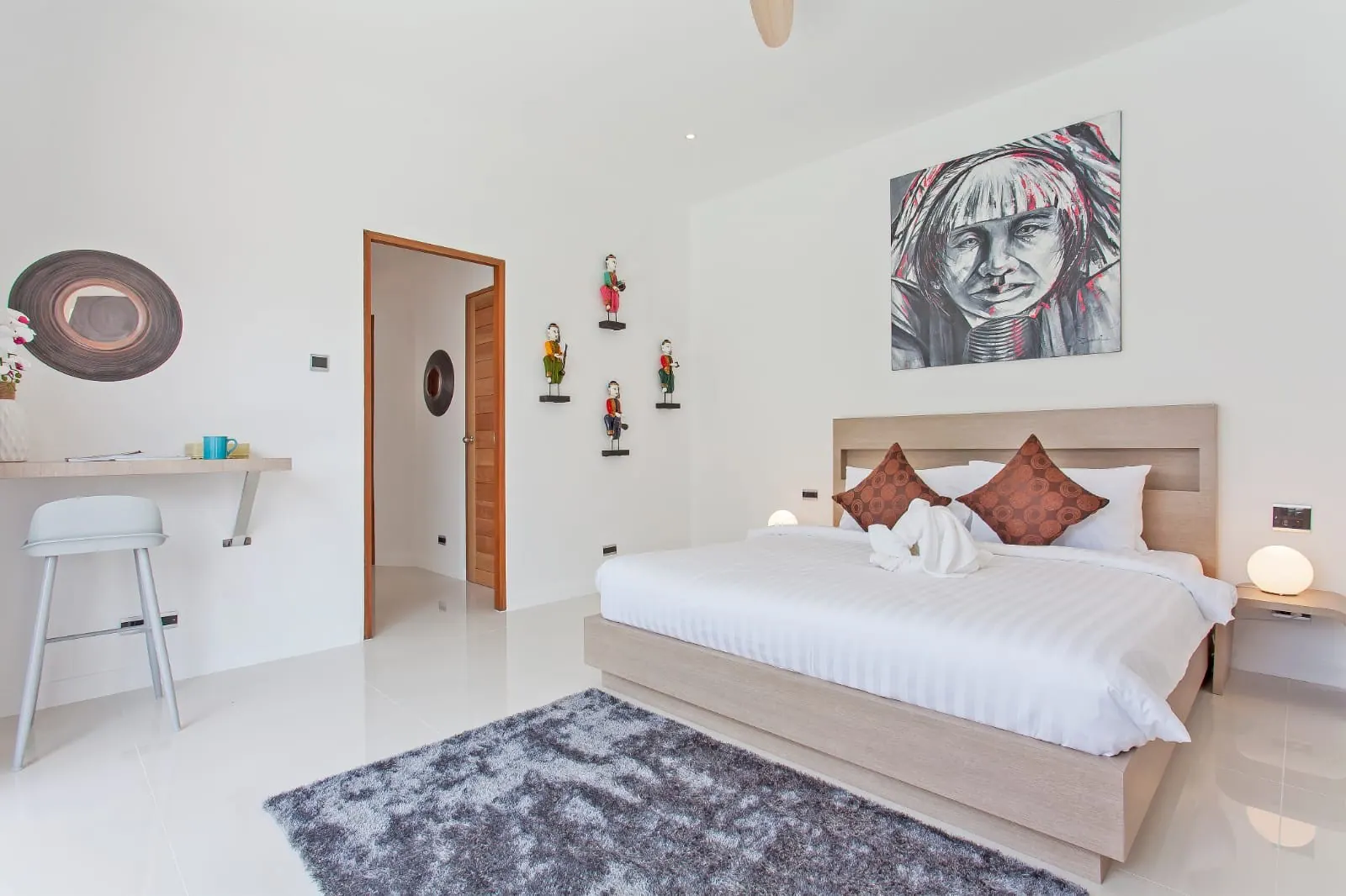 Bright double bedroom